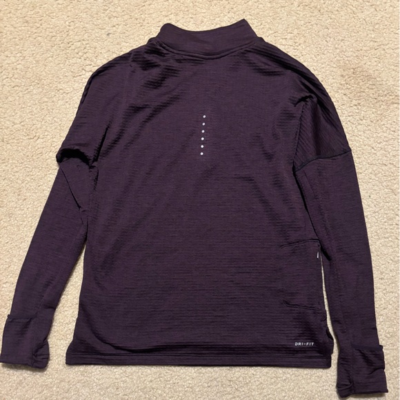 Nike Dri-FIT Purple Running Top - Picture 4 of 8